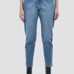 Numero Uno Women Tapered Fit High-Rise Light Fade Stretchable Jeans-image-68