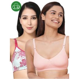 Inner Sense Organic Cotton Antimicrobial Soft feeding Bra (Pack of 2)-picture-19