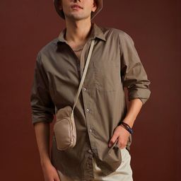 LIMEROAD Men Brown Shirts-image-72