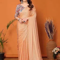 Shee Star Striped Saree With Kalamkari Digital-image-72