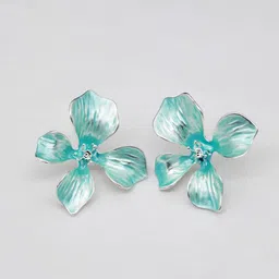 BLYSK Floral Studs Earrings-50