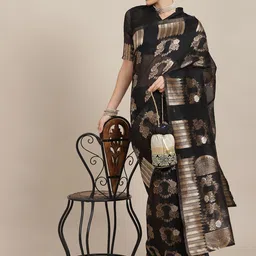 Mitera Floral Zari Banarasi Saree-picture-21
