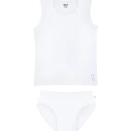 You Got Plan B Boys Cotton Undershirt Vest With Briefs-53