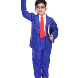 Smuktar garments Boys Single-Breasted Three-Piece Suit-image-49