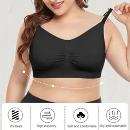 BRACHY Full Coverage Removable Padding Non-Wired Regular Maternity Bra image 4