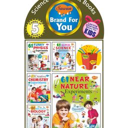 Sawan 61 Science Experiments Combo of 5 - English-45