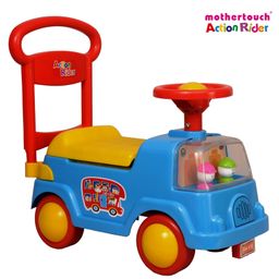 Mothertouch Action Rider Manual Push Ride On - Blue-88