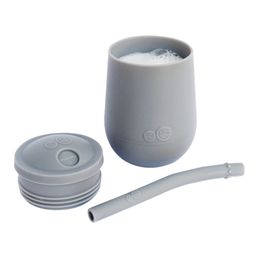ezpz Mini Cup with Straw Training System Grey - 118 ml-4