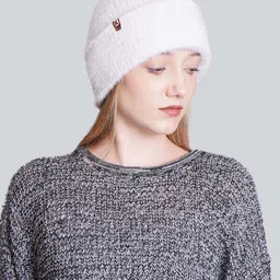 Bharatasya Unisex Rabbit Fur Beanie-11