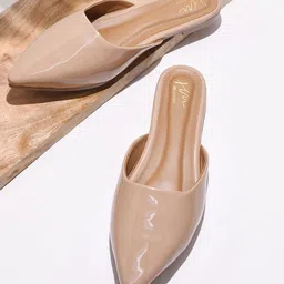 JM Looks Women Pointed Toe Mules Flats-41