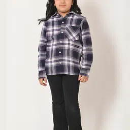 Cloth Bites Unisex Kids Tartan Checks Checked Casual Shirt-image-65
