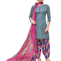 HERE&NOW Embellished Unstitched Dress Material-picture-48