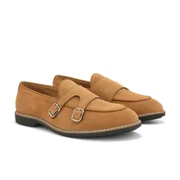 Provogue Men Buckle Detailed Monk Shoes-image-54