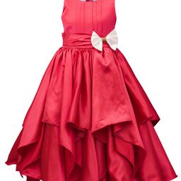 BAESD Girls Round Neck A-Line Maxi Dress-image-29