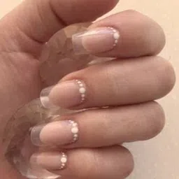 YELGO Set of 100 Artificial Reusable Nails With Nail Glue-11