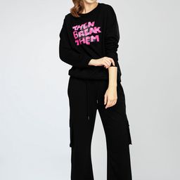 Zeyo Women Typography Printed Night suit-image-68