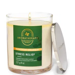 Bath & Body Works Eucalyptus Spearmint Single Wick Scented Candle-image-78