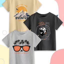 Provogue Boys 3 Printed T-shirt-picture-26