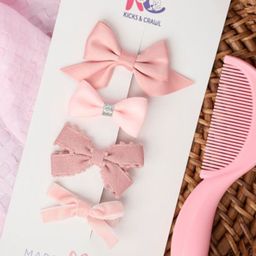 KICKS & CRAWL Girls Set of 4 Hair Accessory Set-45