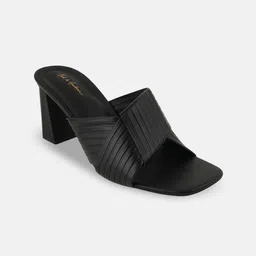 Mast & Harbour Women Textured Block Sandals-picture-55