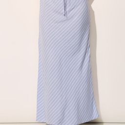 ONLY Striped Pencil Maxi Skirt-image-5