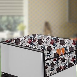The Furnishing Tree Cream Printed Air Conditioner Cover-image-92