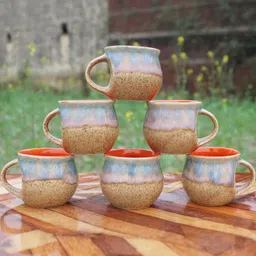 laghima jadon Multicoloured Printed Ceramic Glossy Mugs Set of Cups and Mugs-2