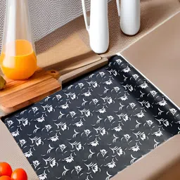 Aura Black Set of 1 Water Resistant Shelf Liner Organisers-picture-16