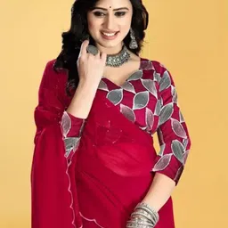 KALINI Pure Georgette Saree-picture-3