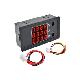 DC 0-100V 10A 1000W Digital Power Meter DC Power Supply Meter 4bit-Digit LED Voltmeter Ammeter Wattmeter Voltage Current Power Meter High-Precision DC Voltage Current Power Supply Meter - RS2752DC 0-100V 10A 1000W Digital Power Meter DC Power Supply Meter 4bit-Digit LED Voltmeter Ammeter Wattmeter Voltage Current Power Meter High-Precision DC Voltage Current Power Supply Meter - RS2752-16
