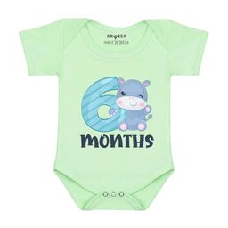 Arvesa 6 Month Baby Printed Bodysuit-image-90