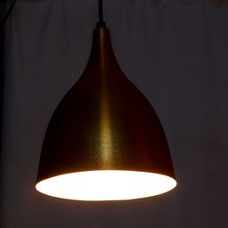 GAUVIK Gold-Toned Ceiling Lamp image 4