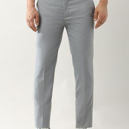 Arrow New York Men Slim Fit Chinos Trousers-picture-39