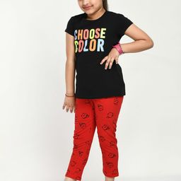 BAESD Girls Cotton Printed Capris-image-88