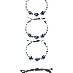 Dynamic Retail Global Men 4 Handcrafted Wraparound Bracelet-60