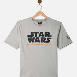 Octave Boys Star Wars Graphic Printed Round Neck Cotton T-shirt-image-47