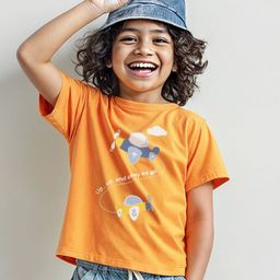 TALES & STORIES Boys Printed Applique T-shirt-image-40