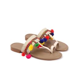 AVIVASTYLE Women One Toe Flats-18