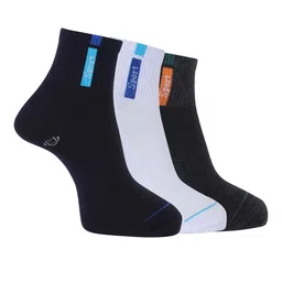 Dollar Men Pack Of 3 Striped Ankle Length Socks-picture-28