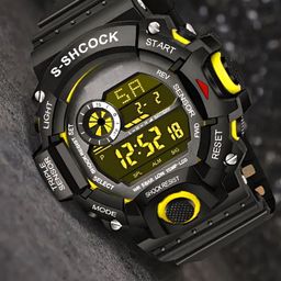 Hala Men Solid Round Tang Regular Digital Watch-m2-7