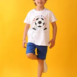 Anthrilo Boys Printed T-shirt with Shorts-picture-13