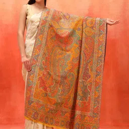 Pashmoda Paisley Woven Design Shawl-picture-3