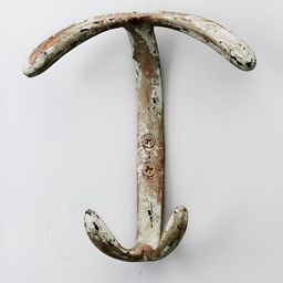 IndianShelf Bronze 4 Piece Iron Double Loop Key Hooks Key Holders image 3