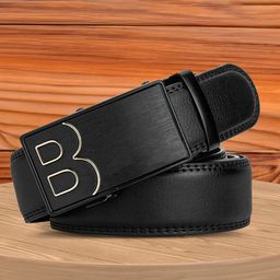 WINSOME DEAL Men Solid Slider Buckle Closure Belt-picture-32