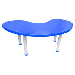 Ehomekart Moon Shaped Table - Blue image 4