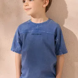 Angel & Rocket Boys Graphic Printed Round Neck Cotton Slim Fit T-shirt-image-36