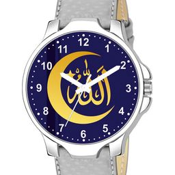 Gopal Shopcart Unisex Printed Analogue Watch 3KANSLV-Islamic-BLUNUM01-GREY-L_SH-23