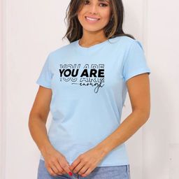 BOMBAE TEES Women Printed Extended Sleeves Bio Finish Applique T-shirt-image-96