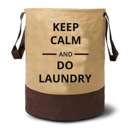 Aura Brown & Beige Printed Foldable Laundry Bags-image-5