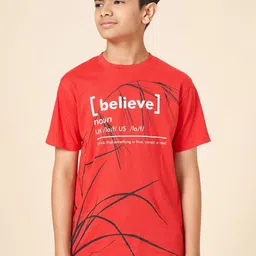 Coolsters by Pantaloons Boys Typography Printed Pockets T-shirt-29
